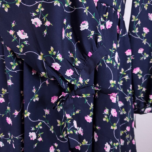 Juicy Couture Navy Blue Floral Dress - Picture 6 of 9